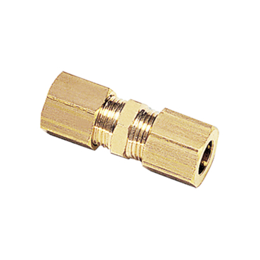0106 series brass equal ended straight coupling